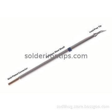 Bent Sharp OKI Soldering Tips STTC-040 , STTC-140 And STTC-